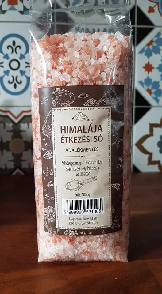 Himalája só étkezési só 2-4mm sómalomba való