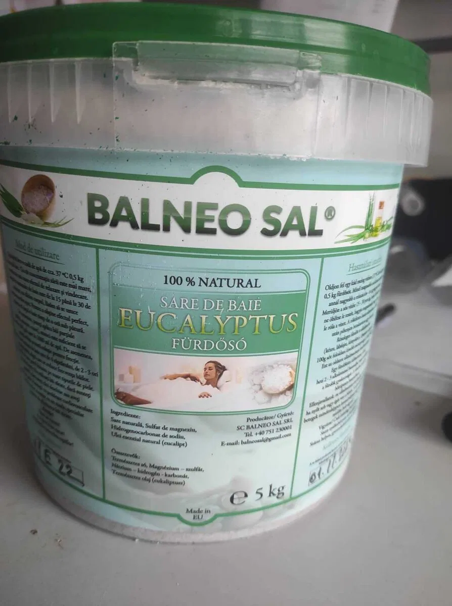 Parajdi fürdősó eukaliptusz 5kg