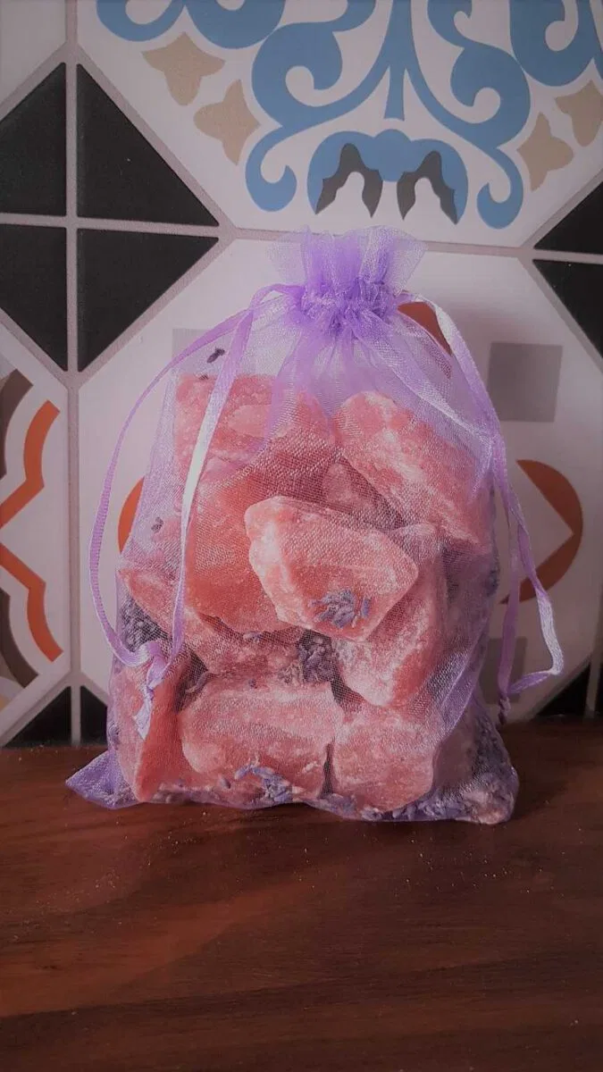 Himalája Fürdősó levendulával organza tasakban
