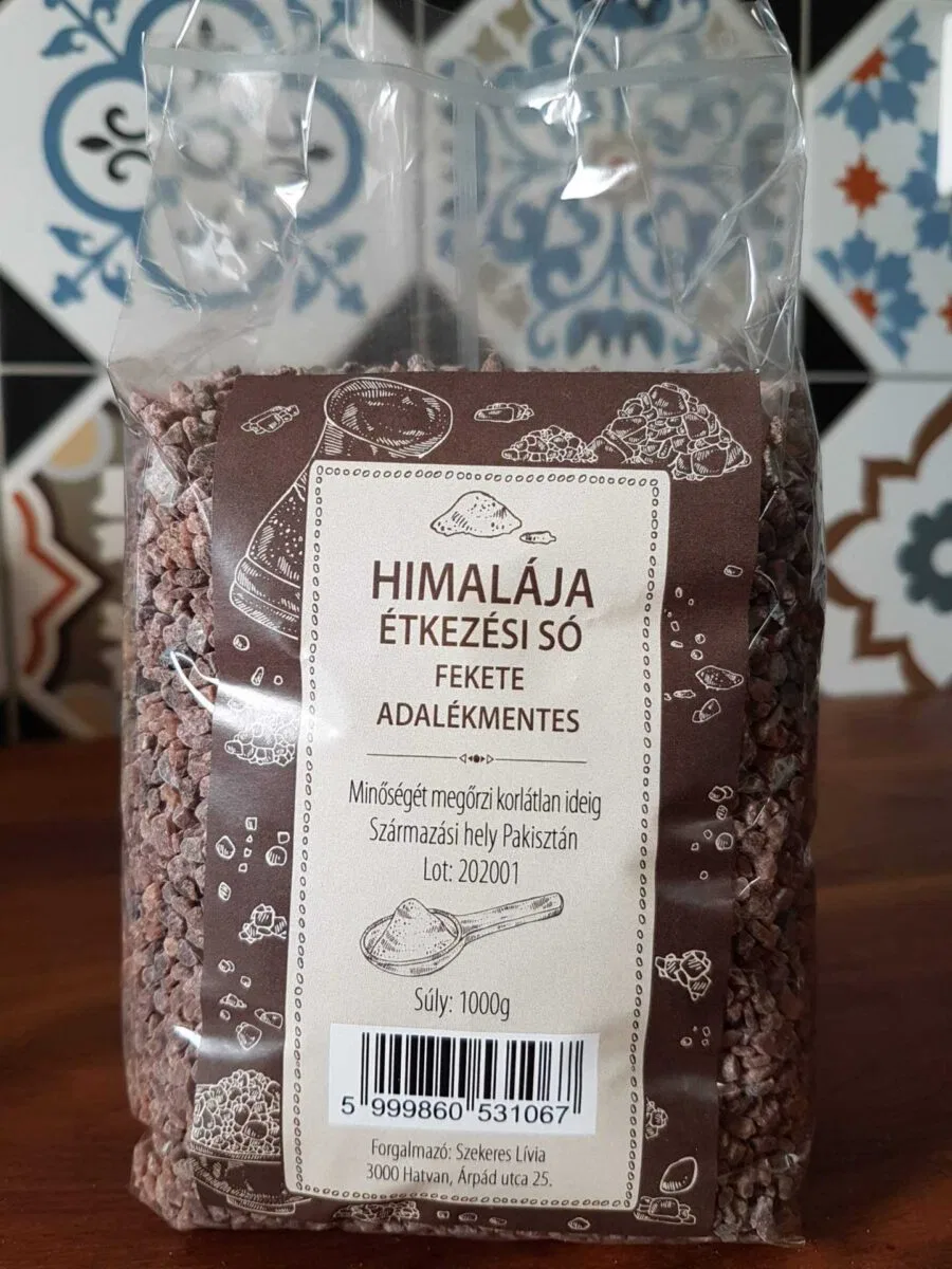 Himalája sógranulátum fekete 2-5 mm 1kg