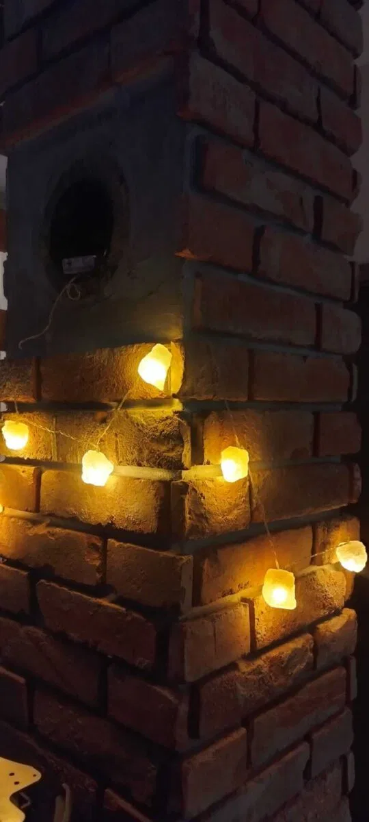 led égősor himalája sóból