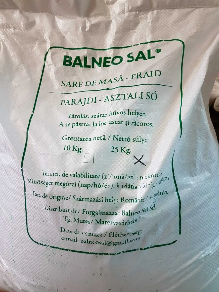 Parajdi só zsákos 25kg