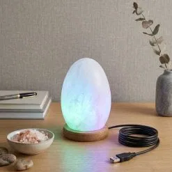 himalája fehér színváltós usb lámpa